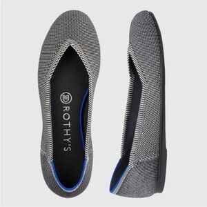 Rothy’s The Flat Cloud Grey Birdseye size 8
